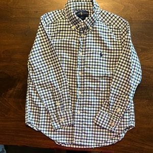 Ralph Lauren Youth Size 5 Long Sleeve Dress Shirt
